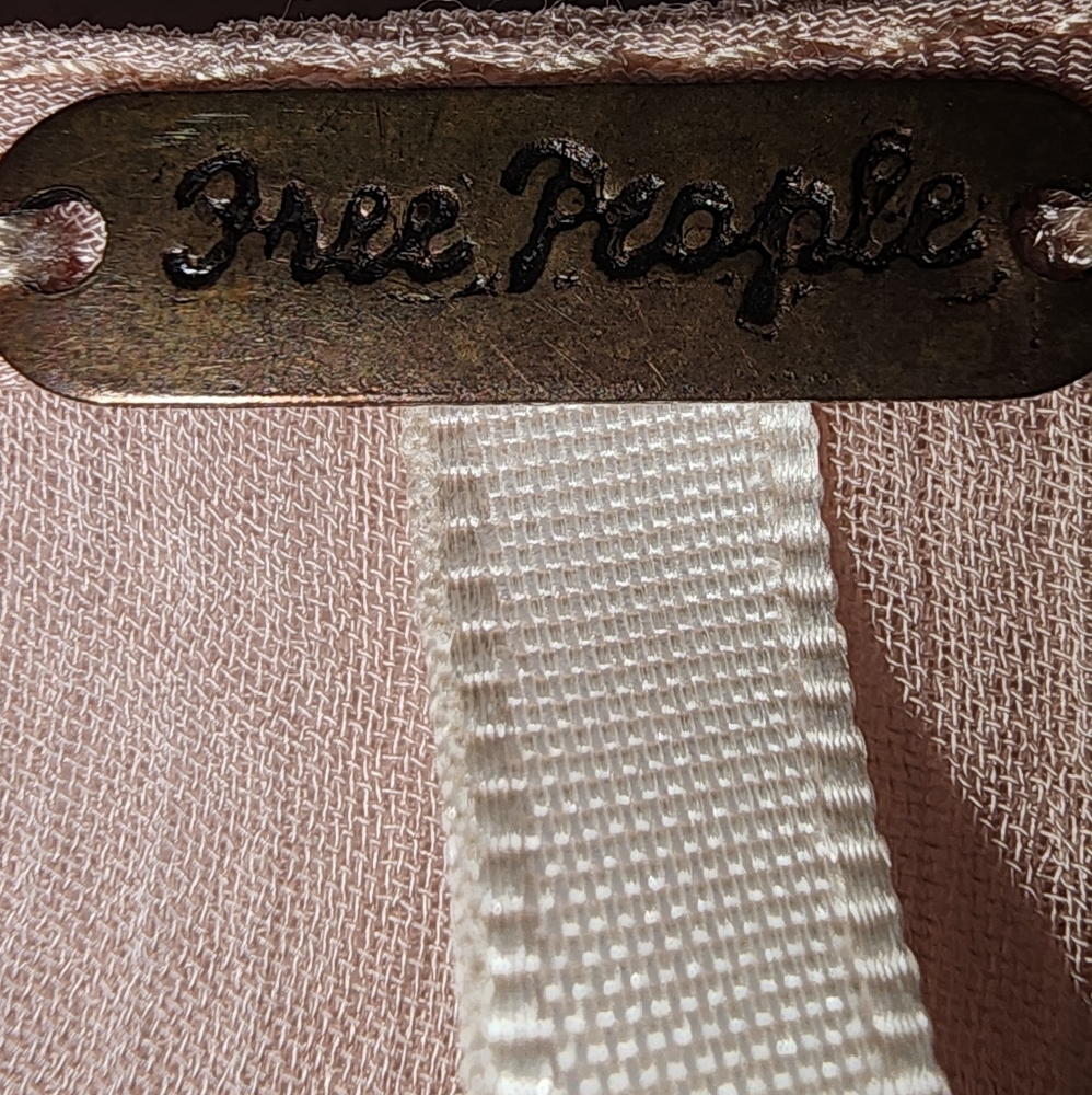 Free People Light Pink Textured Blouse - Picture 4 of 7